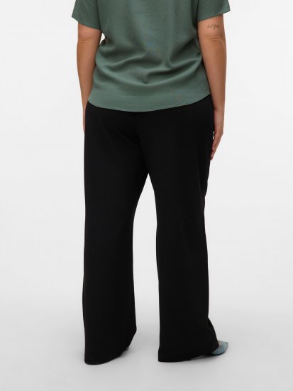 Vero Moda Berlin Zamira Wide Leg Pants Black - Calças - 