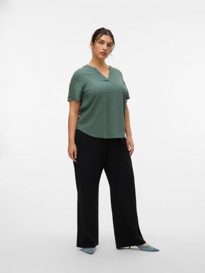 Vero Moda Berlin Zamira Wide Leg Pants Black - Calças - 