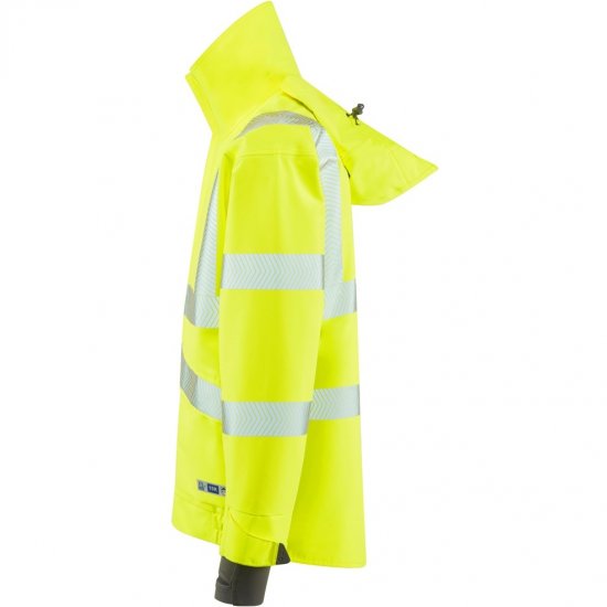 Leo Dartmoor Ecoviz 15K Performance+ Breathable Bomber Jacket Hi-Vis Yellow - Roupa de trabalho - Roupa de Trabalho Tamanho Grande Homem