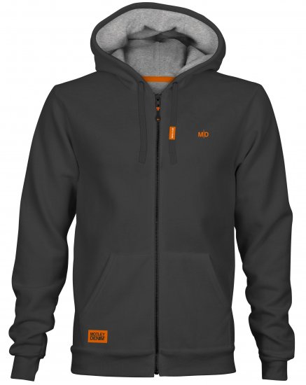 Motley Denim Copenhagen Hoodie Charcoal - Sweatshirts & hoodies - Sweatshirt & Camisolas com Capuz tamanhos grandes