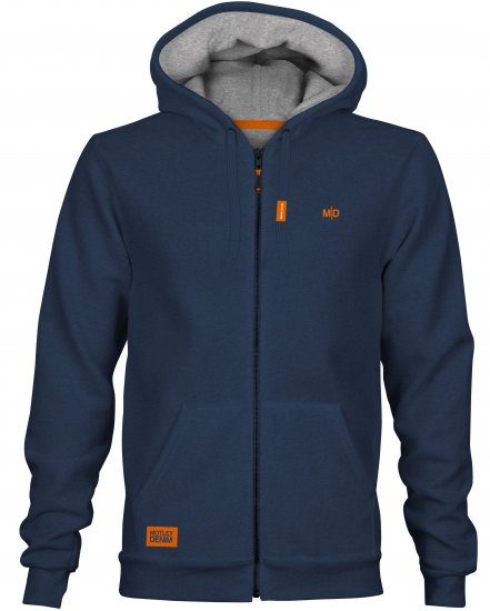 Motley Denim Copenhagen Hoodie Dark Indigo - Sweatshirts & hoodies - Sweatshirt & Camisolas com Capuz tamanhos grandes