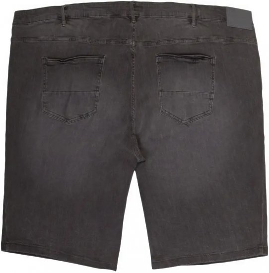 Lavecchia 0908 Bermuda Denim Shorts Black - Calções - Calções Homem Tamanhos Grandes