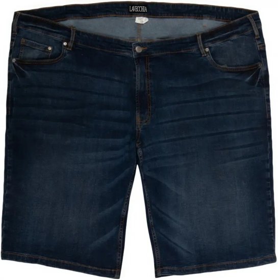 Lavecchia 0908 Bermuda Denim Shorts Blue - Calções - Calções Homem Tamanhos Grandes