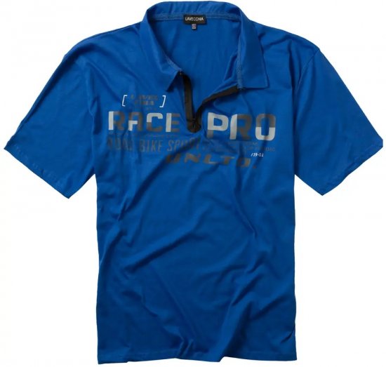 Lavecchia 2030 Polo Shirt Short Sleeve Royal Blue - Pólos - Pólos Tamanhos Grandes Homem
