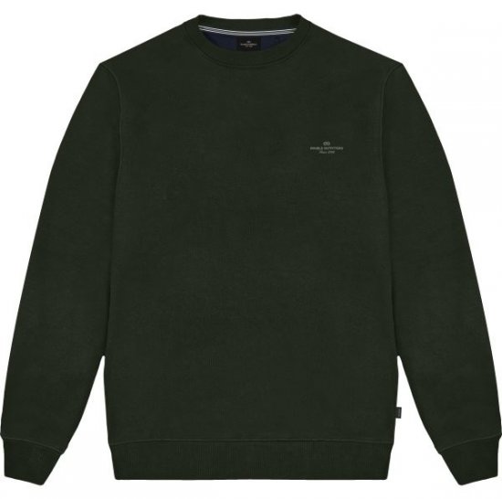Double Outfitters MTOP-1141 Sweatshirt Verde-escuro - Sweatshirts & hoodies - Sweatshirt & Camisolas com Capuz tamanhos grandes