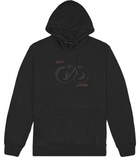 Double Outfitters MTOP-1146 Sweatshirt com capuz Preto - Sweatshirts & hoodies - Sweatshirt & Camisolas com Capuz tamanhos grandes