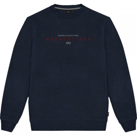 Double Outfitters MTOP-1151 Sweatshirt Azul-marinho - Sweatshirts & hoodies - Sweatshirt & Camisolas com Capuz tamanhos grandes