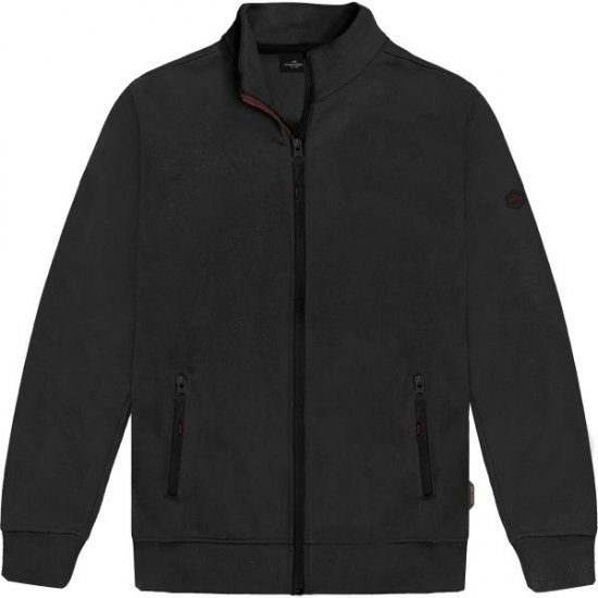 Double Outfitters MTOP-1158 Casaco de moletom com fecho Preto - Sweatshirts & hoodies - Sweatshirt & Camisolas com Capuz tamanhos grandes