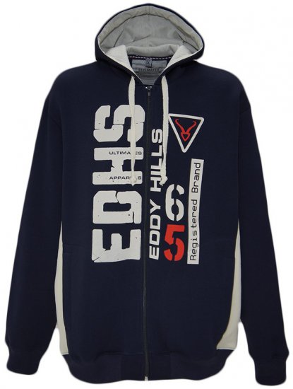EDDY HILLS EDHS Hoodie Navy - Sweatshirts & hoodies - Sweatshirt & Camisolas com Capuz tamanhos grandes