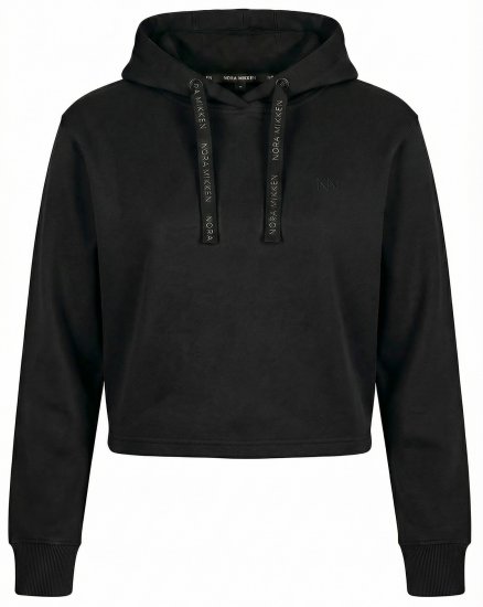 Nora Mikken KAMILLA Cropped Hoodie Black - ROUPA PARA MULHER XS-XXL - 