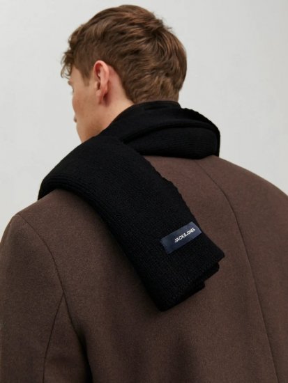Jack & Jones DNA Cachecol Preto - Cachecóis - 
