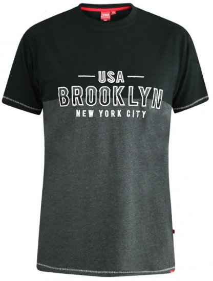 D555 Osbert T-shirt Black - T-shirts - T-shirts Homem Tamanhos Grandes