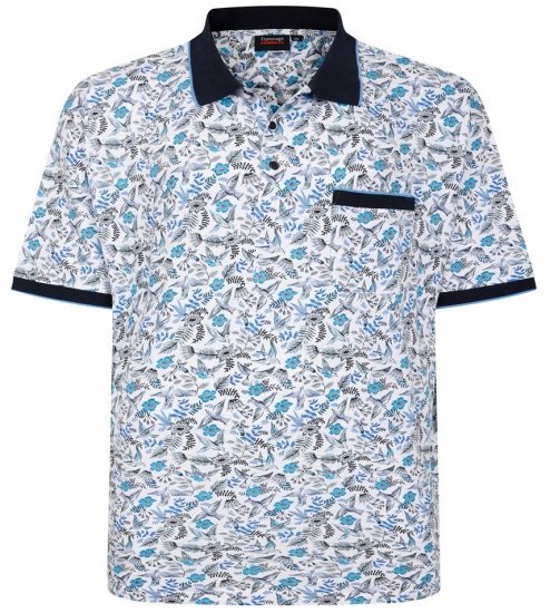 Espionage P224 polo com estampado de pássaros - Pólos - Pólos Tamanhos Grandes Homem