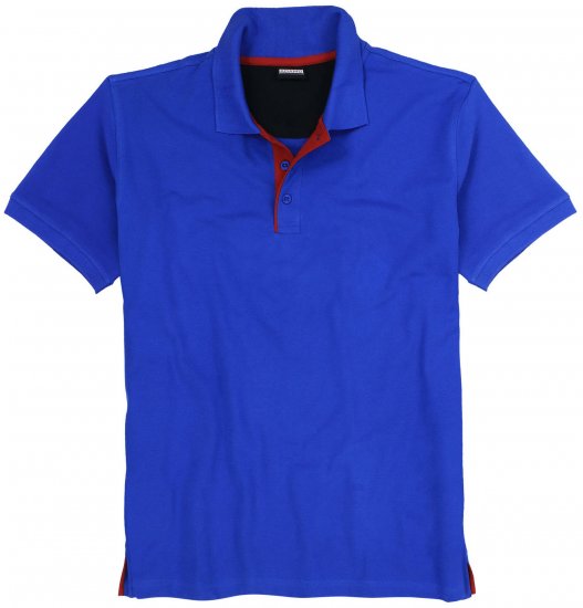 Adamo Pablo Comfort fit Polo Shirt Royal Blue - Pólos - Pólos Tamanhos Grandes Homem