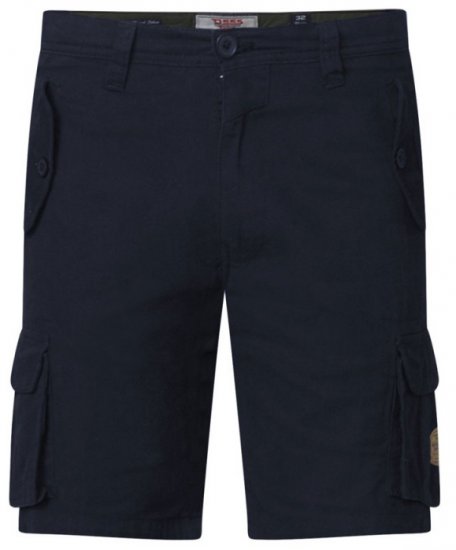 D555 Larry Cargo Shorts Navy - Calções - Calções Homem Tamanhos Grandes