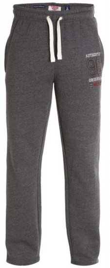 D555 Portland Sweatpants Charcoal - Calças & calções de fato de treino - Calças de Fato de Treino Tamanhos Grandes 