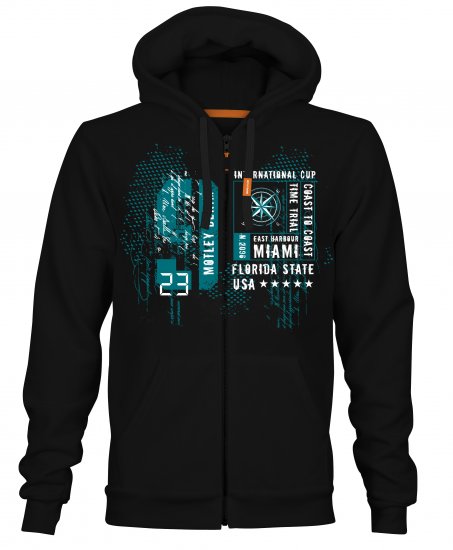Motley Denim Reading Hoodie Black - Sweatshirts & hoodies - Sweatshirt & Camisolas com Capuz tamanhos grandes