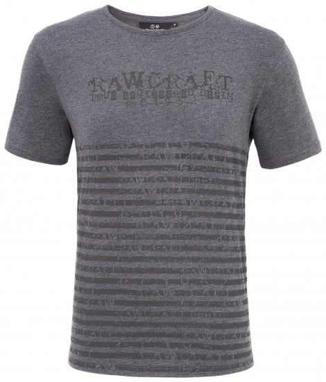 Rawcraft Reeder T-shirt Charcoal - T-shirts - T-shirts Homem Tamanhos Grandes