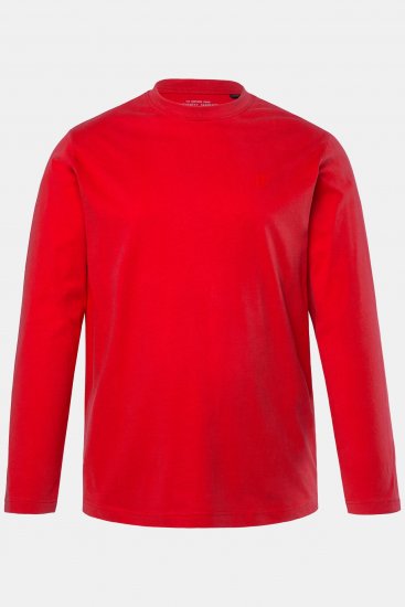 JP1880 Long Sleeve OEKO-TEX T-Shirt Red - T-shirts - T-shirts Homem Tamanhos Grandes