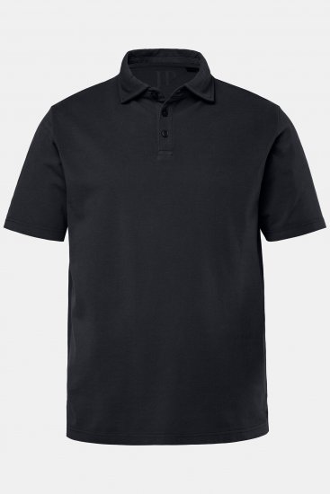 JP1880 Polo Shirt Pique Vintage Black - Pólos - Pólos Tamanhos Grandes Homem