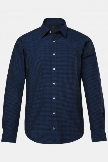JP1880 Shirt Long Sleeve Kent Collar Navy TALL - ROUPAS DE HOMEM MT-6XLT - Tamanhos-Tall Homem