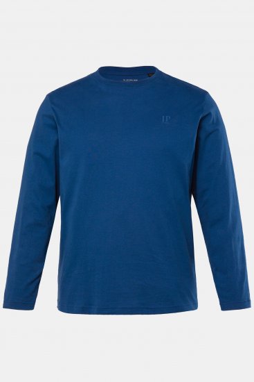 JP1880 Long Sleeve OEKO-TEX T-Shirt Blue - T-shirts - T-shirts Homem Tamanhos Grandes