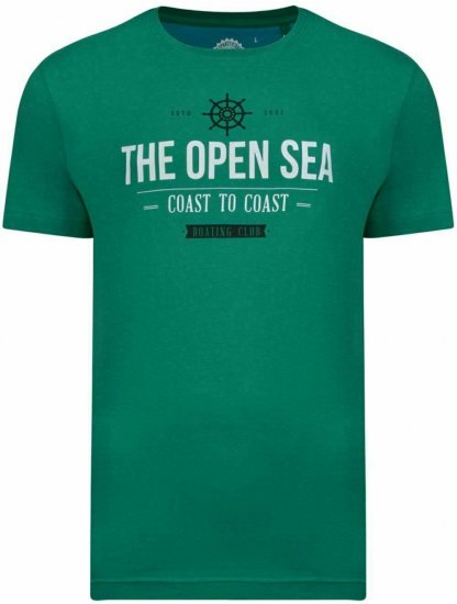 Kam Jeans 5254 Shamrock T-shirt - T-shirts - T-shirts Homem Tamanhos Grandes