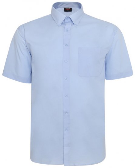 Espionage SH149 Camisa de Manga Curta Azul - Camisas - Camisas Homem Tamanhos Grandes