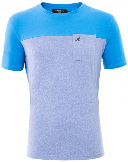 Kangol Sherwin T-shirt Blue - T-shirts - T-shirts Homem Tamanhos Grandes