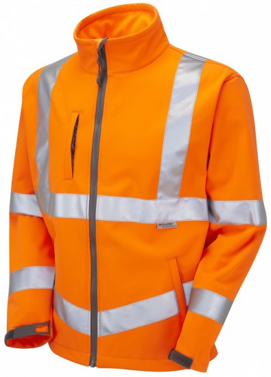 Leo Buckland Softshell Jacket Orange - Roupa de trabalho - Roupa de Trabalho Tamanho Grande Homem