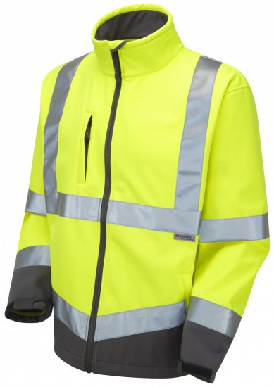 Leo Buckland Softshell Jacket Yellow - Roupa de trabalho - Roupa de Trabalho Tamanho Grande Homem
