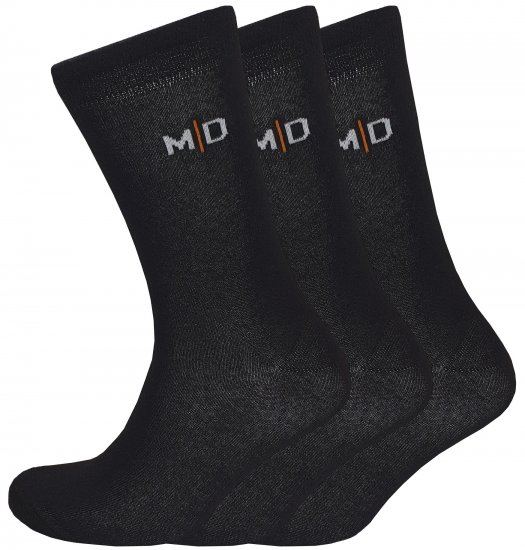 Motley Denim 3-pack Socks Black - Roupa Interior & Natação - Roupa interior Homem Tamanhos Grandes