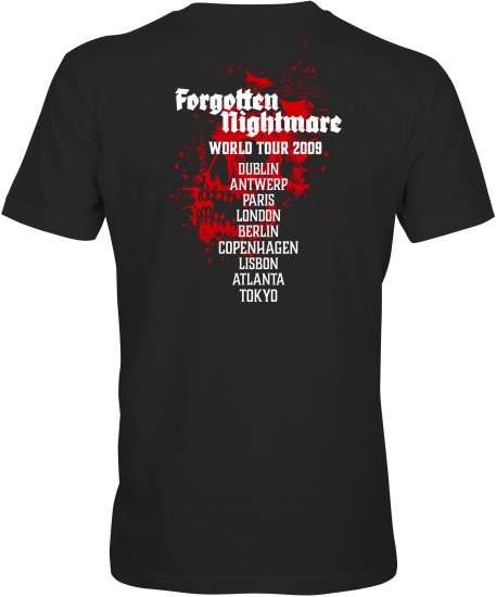 Motley Denim Stanton T-Shirt Black - T-shirts - T-shirts Homem Tamanhos Grandes