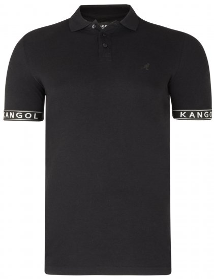 Kangol Steep Polo Black - Pólos - Pólos Tamanhos Grandes Homem