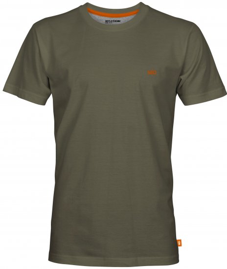 Motley Denim Stockholm T-shirt Dark Khaki - T-shirts - T-shirts Homem Tamanhos Grandes