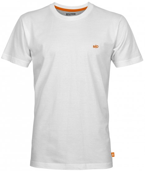 Motley Denim Stockholm T-shirt White - T-shirts - T-shirts Homem Tamanhos Grandes