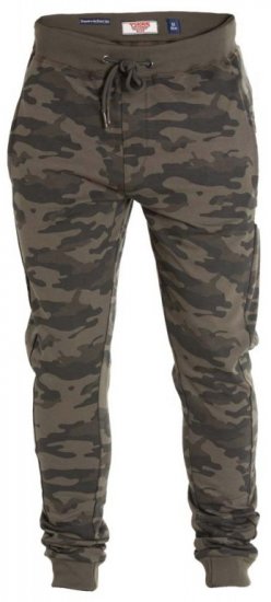 D555 Sutton Sweatpants Camo - Calças & calções de fato de treino - Calças de Fato de Treino Tamanhos Grandes 