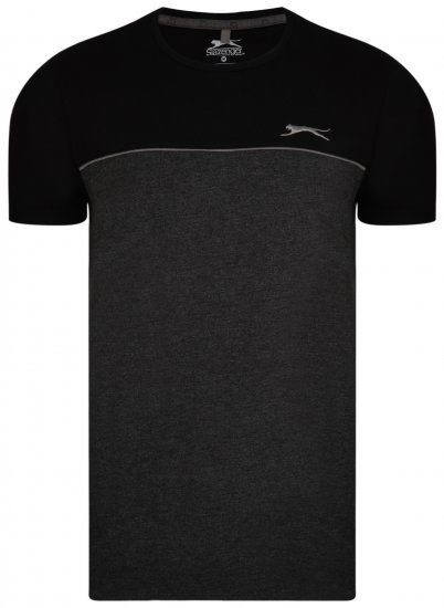 Slazenger Tarique T-shirt Black - T-shirts - T-shirts Homem Tamanhos Grandes