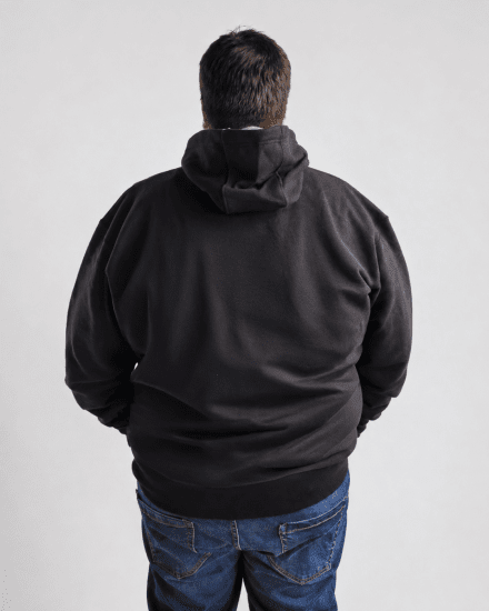 Motley Denim Riga Hoodie Black - Sweatshirts & hoodies - Sweatshirt & Camisolas com Capuz tamanhos grandes