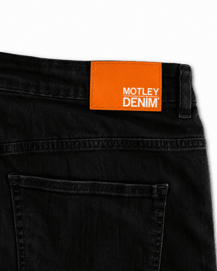 Motley Denim Soho 5-Pocket Jeans Black - Jeans & calças - Jeans & Calças Tamanhos Grandes Homem
