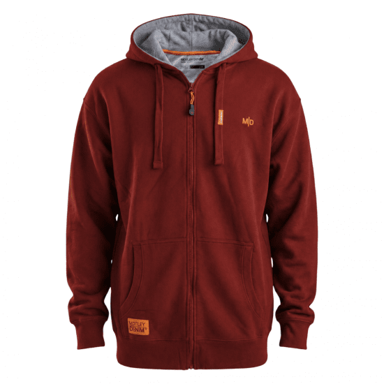 Motley Denim Copenhagen Hoodie Red - Sweatshirts & hoodies - Sweatshirt & Camisolas com Capuz tamanhos grandes