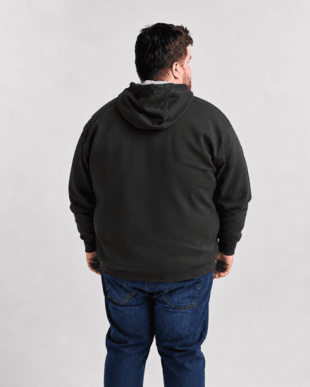 Motley Denim Copenhagen Hoodie Charcoal - Sweatshirts & hoodies - Sweatshirt & Camisolas com Capuz tamanhos grandes