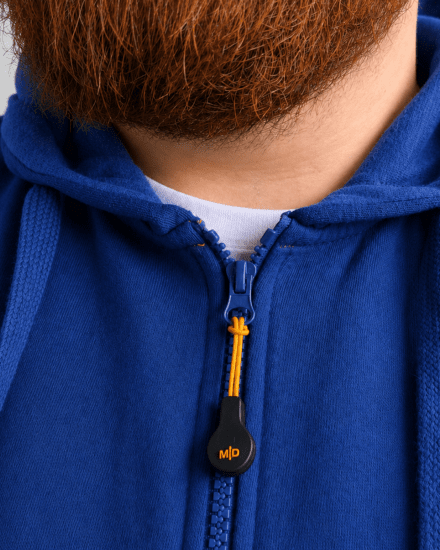Motley Denim Copenhagen Hoodie Royal Blue - Sweatshirts & hoodies - Sweatshirt & Camisolas com Capuz tamanhos grandes