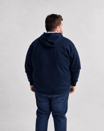 Motley Denim Copenhagen Hoodie Navy - Sweatshirts & hoodies - Sweatshirt & Camisolas com Capuz tamanhos grandes