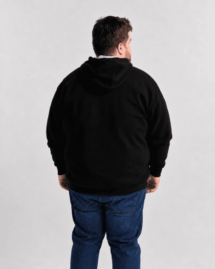 Motley Denim Copenhagen Hoodie Black - Sweatshirts & hoodies - Sweatshirt & Camisolas com Capuz tamanhos grandes