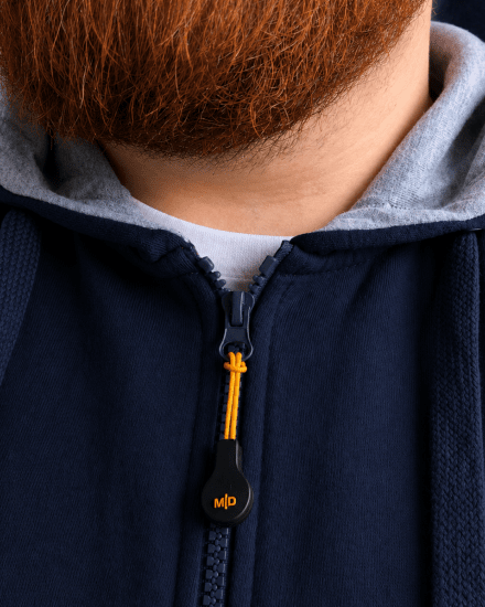 Motley Denim Copenhagen Hoodie Navy - Sweatshirts & hoodies - Sweatshirt & Camisolas com Capuz tamanhos grandes