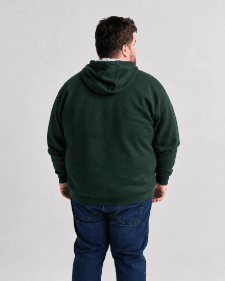 Motley Denim Copenhagen Hoodie Racing Green - Sweatshirts & hoodies - Sweatshirt & Camisolas com Capuz tamanhos grandes