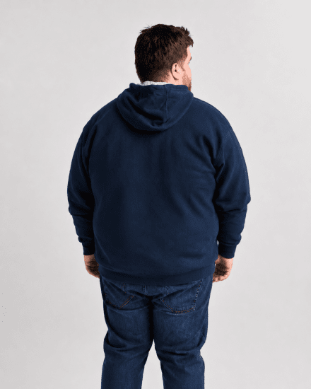 Motley Denim Copenhagen Hoodie Dark Indigo - Sweatshirts & hoodies - Sweatshirt & Camisolas com Capuz tamanhos grandes