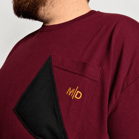 Motley Denim Milan T-shirt Vermelho - T-shirts - T-shirts Homem Tamanhos Grandes