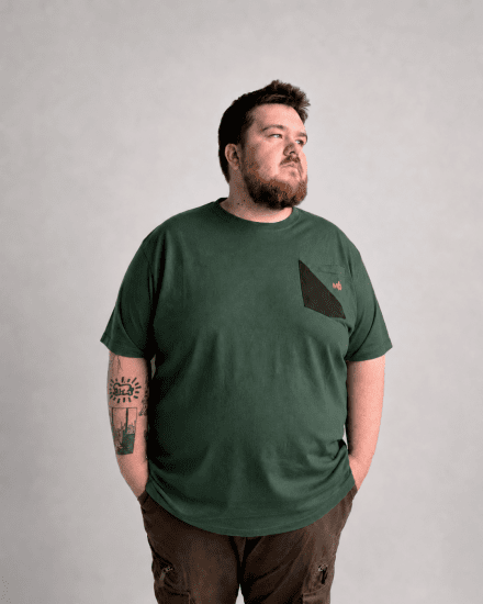 Motley Denim Milan T-shirt Verde racing - T-shirts - T-shirts Homem Tamanhos Grandes